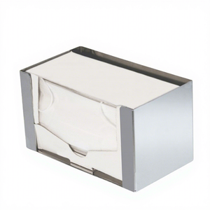 Stainless Steel Eco-Friendly Square Contemporary Napkin Holder and <b>Paper</b> Holder for <b>Kitchen</b> Use - Product Image 1