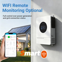 Onduleur solaire hybride biphasé Solyx 6,2 kW 120/240 V UL1741 BMS MPPT WiFi à onde sinusoïdale pure pour toute la maison, sèche-linge et climatiseur