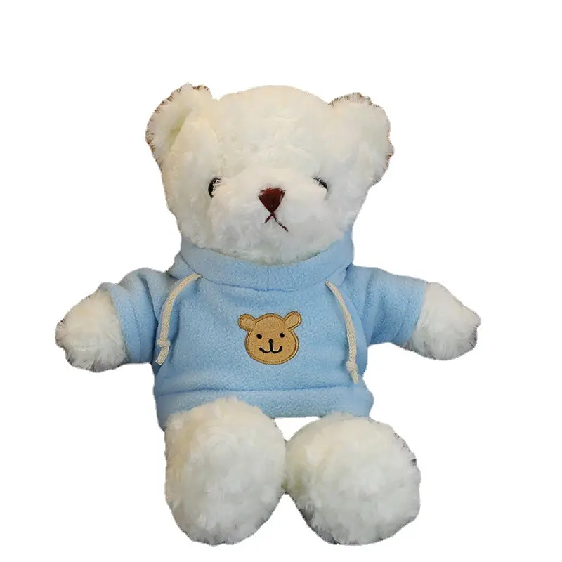 Allogogo anpassbare Teddybär Kuscheltier Plüsch tier Soft Sweater Bär für Geburtstag und Valentinstag Geschenk