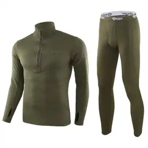 ESDY Tactical Fleece Thermal Underwear Winter Inner Wear abbigliamento sportivo Fitness Wear