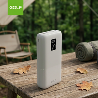 Batterie au lithium PD 20W à charge rapide personnalisée en usine chargeant une batterie externe numérique LCD de grande capacité 20000mah