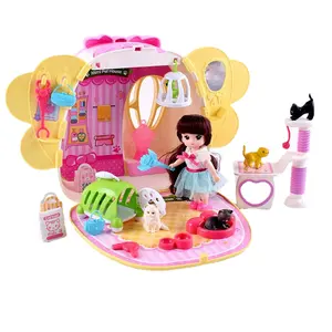 HY oyuncaklar oyun evi oyuncak kız Pet sihirli çanta çocuk bebek