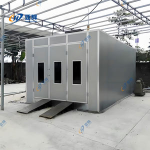 Cabina de pintura diésel de ahorro de energía con presión positiva y ventilador a prueba de explosiones para vehículos comerciales y camiones - Product Image 1