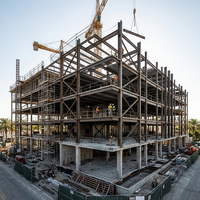 Casas Prefabricadas Modulares de Lujo de Alta Gama, Comunidad de Apartamentos Residenciales con Estructura de Acero Ligero