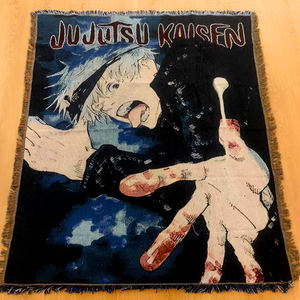 Couverture Tapisserie Jacquard Tissée Personnalisée Motif Anime Expédition Rapide Faible MOQ Tissu à Motifs Dessin Animé pour Vêtements - Product Image 4