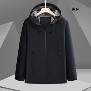 Cómoda chaqueta con capucha resistente al desgaste con cordón para <span class=keywords><strong>hombre</strong></span>, chaqueta de Montañismo impermeable a prueba de viento, logotipo personalizado - Product Image 6