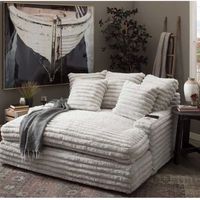 Juego de Sala Modular de Tela Francesa, Desmontable y Lavable, Relleno de Esponja, Sofá Cama Minimalista Italiano Estilo Nube, Corduroy/Franela
