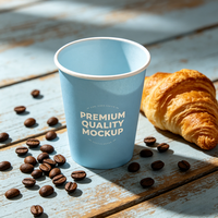Vasos de Papel Reciclables de Pared Simple para Café, con Logotipo Personalizado, para Tiendas de Bebidas, Catering y Empaquetado, Venta al Por Mayor