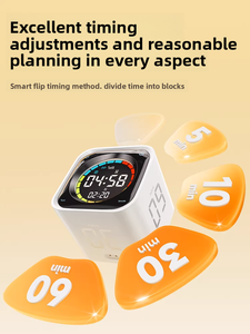 Llano TK3 Timer Gravity Sensor Flipping LED Display 4 Preset Time Countdown Cooking Study Mini <b>Digital</b> Electronic <b>Clock</b> TK3 Time - Product Image 4