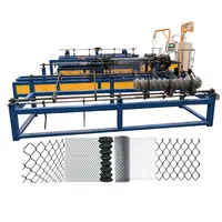 Macchina automatica per la produzione di recinzioni a catena di alta qualità con macchina compatta per recinzione a catena rollmanual