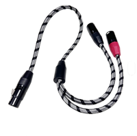 Fabrik-Großhandel Bestseller XLR-Trennkabel 3-polig mit Folienummantelung, geschirmtes Mikrofon-Mixer-Verstärker-Audiokabel