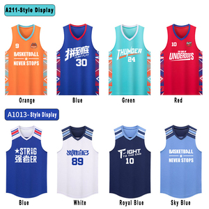 Uniformes de basket-ball en maille respirante 100% polyester de style américain en gros personnalisés <span class=keywords><strong>WILLIAMSON</strong></span> Qualité supérieure Broderie rapide - Product Image 4