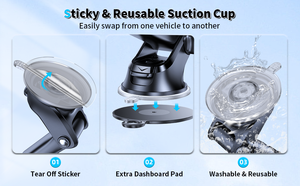 Supporto <span class=keywords><strong>per</strong></span> telefono con supporto Mobile universale da scrivania <span class=keywords><strong>per</strong></span> Pc accessori migliorati a 360 ° a vuoto magnetico <span class=keywords><strong>per</strong></span> <span class=keywords><strong>braccio</strong></span> lungo <span class=keywords><strong>porta</strong></span> telefono <span class=keywords><strong>per</strong></span> auto - Product Image 5