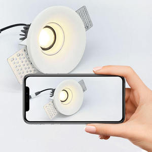 Modern Super Bright <strong>Led</strong> Gypsum <strong>Light</strong> Living Room <strong>Recessed</strong> Ceiling <strong>Light</strong> Embedded Ceiling Plaster Lamp