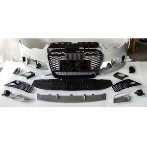 Systèmes de carrosserie automobile pour <span class=keywords><strong>Audi</strong></span> <span class=keywords><strong>A6</strong></span> C7 C7.5 2012-2015, mise à niveau du modèle RS6 avec grilles de pare-chocs avant - Product Image 3