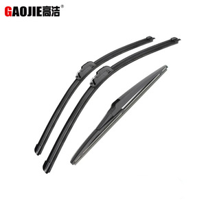 Compatible avec les balais d'essuie-glace avant Toyota Auris MK1 2006-2012, accessoires d'essuie-glace sans cadre. - Product Image 1