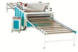 Machine de laminage de films Yunqingtech, machine de collage à plat pour plaques d'acier et films polymères, pour ligne de laminage PVC, PET, HPL - Product Image 2