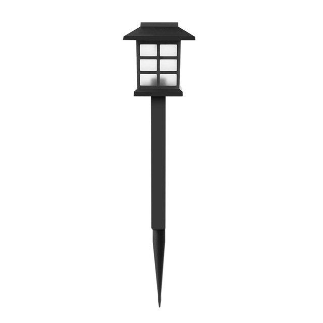 Outdoor Rainproof Small House & Garden LED Lawn Light Mini Solar Powered Plastic Lighting for Palace for Gardens & Small Spaces
