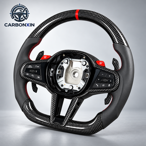 Volant de voiture personnalisé en fibre de carbone pour BMW F36 F07 F20 F40 F06 F39 F11 F21 F33 F02 F90 F13 G05 F87 F15 G31 F25 F86 F85 - Product Image 3