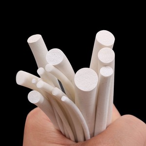 Tira de Sellado de EPDM Resistente al Desgaste, Barra Redonda Espumada, Tira de Sellado Redonda de Goma Esponjosa Blanca Sólida, Tira de Sellado de Goma Impermeable para Puerta - Product Image 1