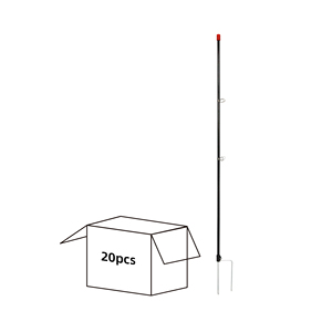 Poste de Fibra de Vidrio Resistente para Construir Cercas Eléctricas Temporales, Poste de Plástico Temporal para Protección de Patio, Jardín, Huerto y Granja - Product Image 6