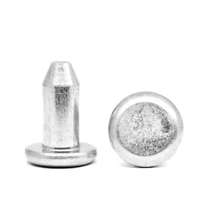 Tùy Chỉnh Fastener Các Loại Nhôm & Thép Không Gỉ Đánh Bóng Đầu Tròn Rắn Bán Hình Ống Đinh Tán Lớp 4.8 & 6.8 - Product Image 2