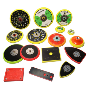 وسادات صنفرة كهربائية/هوائية عالية الجودة مع خاصية الالتصاق بالخطاف والحلقة، مقاسات 1-9 بوصة/مربعة/مثلثة، ملحقات بديلة للصنفرة - Product Image 2