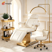 Nouveau design populaire : Lit de beauté moderne et incurvé pour salon de beauté, idéal pour les soins des cils et du visage, en vente.