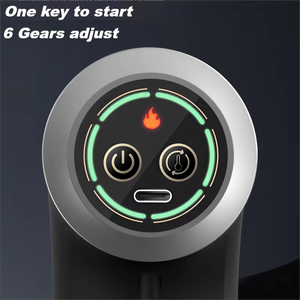 2025 Hot Selling <strong>Portable</strong> Deep Tissue Percussion Massage Gun <strong>Vibrator</strong> Relax Muscle Relieve Fatigue Heat Cold Massage Gun - Product Image 3