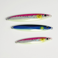 Leurre de pêche en métal à revêtement multicolore, cuillère à gabarit rapide