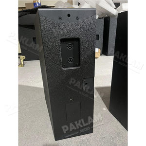 Gabinete de altavoz Line Array Caja vacía Madera contrachapada <span class=keywords><strong>2</strong></span> vías Dual 10 pulgadas Line Array Exterior Madera negra 600W Pro PAKLAM - Product Image 3