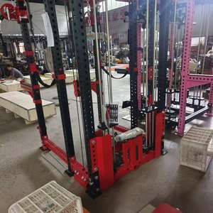 Power Rack da Palestra Personalizzato per Allenamento di Forza con Smith Machine e Cable Crossover, Attrezzo Multifunzione per Centri <span class=keywords><strong>Fitness</strong></span> Commerciali - Product Image 5