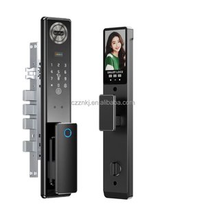 Serratura Intelligente con Riconoscimento Facciale 3D e Telecamera, in Lega di Alluminio per Porte in Legno, WiFi, App Tuya - Product Image 1