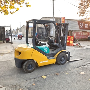 High Efficiency 3T Mini <b>Forklift</b> Portable Komatsu <b>Manual</b> Power Engine Components-Hot Sale Fast Delivery Rough Terrain Use - Product Image 2