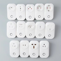 Prise intelligente EU 16A/20A AC100-240V Wifi Prise intelligente Prise de courant Coque en plastique Smart Life Boîtier en plastique Commande vocale à distance
