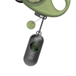 Distributeur de sacs à déjections canines biodégradables et résistants pour les promenades en extérieur - Utilisation propre et hygiénique - Product Image 5