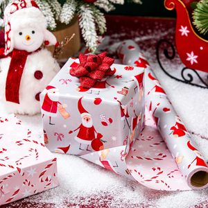 Christmas Wrapping <b>Paper</b> Gnome Christmas Wrapping <b>Paper</b> Cute Gnome Gift <b>Wrap</b> <b>Roll</b> Metallic Foil Reversible Vintage Wrapping Pape - Product Image 2