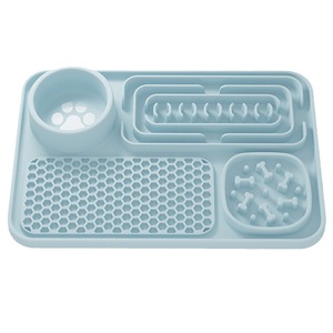 For Bestseller New Silicone Gel Pet Feeding Tray Slow-Feeding Extra-Large Thickened <b>Bite</b>-Resistant Wear-Resistant for Cats - Product Image 5