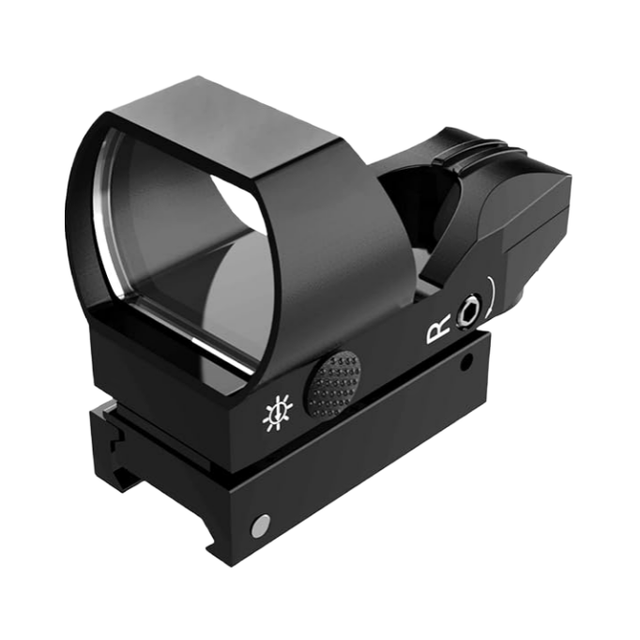 10312 Reflex Sight Red and Green Dot Sight 4 Reticles with 45 Degree Upgraded Hunting Scope