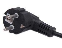 Kabel Adaptor Daya QUANWEI Euro Plug EU IEC C5 0.5m/6ft/2m/3m untuk Laptop HP Notebook PC Male CEE untuk Elektronik Konsumen