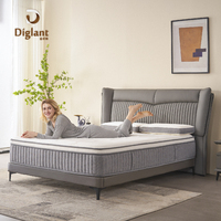Vente Chaude Matelas Hybride Ignifuge de Haute Qualité à Ressorts Ensachés Multicouches 12 Pouces pour Dormir