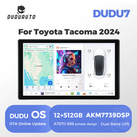 DUDUAUTO DUDU7 A7870 AKM7739 DSP 12+512G Unidad Principal QLED de 14.6 Pulgadas para Toyota Tacoma 2024 N400 Nuevo