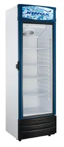 XLS-215FG aufrecht Glastür Kühler Getränke kühler kommerziellen Display Kühlschrank