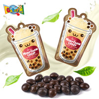 Bonbons moelleux Halal en gros type Skittles 16g, saveur personnalisée OEM, bonbons soufflés oblates, approvisionnement en vrac direct usine, saveurs Bubble Tea, Cola, Mangue