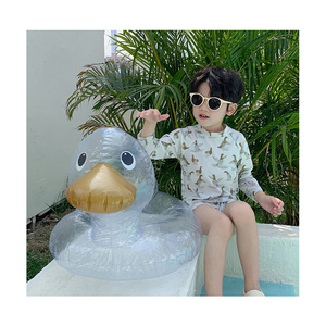 Vendita calda ragazzi costumi da bagno 2 pezzi moda mare crema solare a maniche lunghe costume da bagno <span class=keywords><strong>per</strong></span> i <span class=keywords><strong>bambini</strong></span> - Product Image 5