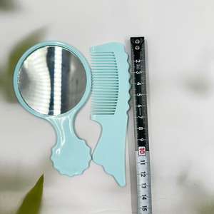 Juego de espejo y peine para niños de estilo nórdico con mango, diseño ideal para Instagram, práctico juego de 2 piezas, precio directo de fábrica. - Product Image 1