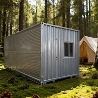 Maison Conteneur Pliable OCM Compacte 20 pieds Maison Conteneur Pliable Certifiée CE Idéale pour le Camping les Stations Balnéaires les Bureaux Temporaires