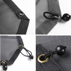 Mesh Sunshade UV Protection 2 Door Durable Polyester Top Roof <strong>Cover</strong> for <strong>Jeep</strong> Wrangler JK - Product Image 6