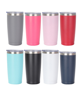 Prêt à expédier 20 oz gobelet droit café gobelet tasse isolé Laser voiture gobelets blancs livraison gratuite avec couvercles - Product Image 3