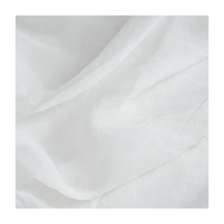 Textiles crepé de seda tejida cruda 108CM 5mm tela de seda pura con muestra gratis